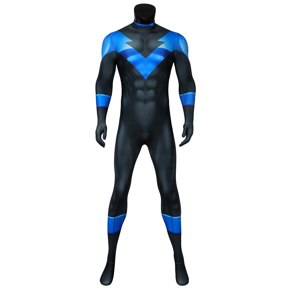 Dick Grayson Nightwing Cosplay Costume Jumpsuit Outfits Halloween Carn